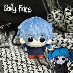 Game Sally Face Sal Cosplay Doll Plush Stuffed Dolls Cotton Figure Plushie Soft Halloween Accessories Props