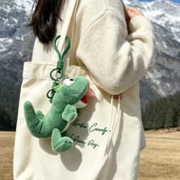 Mint Green Lizard Cute Vocal Toy Magnetic Tongue Lizard Abstract Plush Toy Anime Creative Birthday Gift Cute Plush Toys for Kid