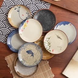 Beauty Ceramic Dinner Plate Flower Bird Japanese Pan Table Decoration Cute Bread Dessert Plates Sushi Dishes Tea Trays for Hotel