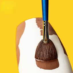 Pottery Soft Hair Fan-shaped Brush Good Water Absorption DIY Ceramic Large-area Coloring Brush Glaze Hydration Tool