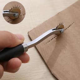 Professional Leather Overstitch Wheel Gear Roulette Stainless Steel Spacer Sewing Leather Craft Tool Gear 4mm