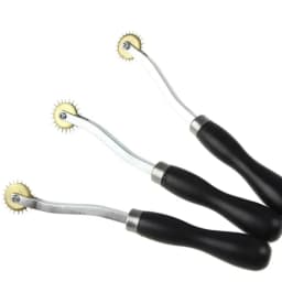 Professional Leather Overstitch Wheel Gear Roulette Stainless Steel Spacer Sewing Leather Craft Tool Gear 4mm