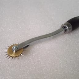 Professional Leather Overstitch Wheel Gear Roulette Stainless Steel Spacer Sewing Leather Craft Tool Gear 4mm