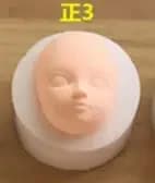 DIY Baby Face Silicone Mold Fondant Molds Cake Decorating Tools Soap Molds Handmade Craft Clay Dolls Face Mould