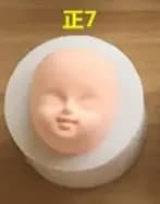 DIY Baby Face Silicone Mold Fondant Molds Cake Decorating Tools Soap Molds Handmade Craft Clay Dolls Face Mould