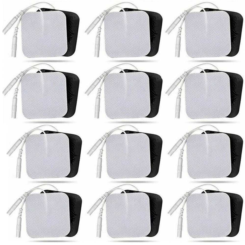 100P/50P 4x4cm Muscle Stimulator Electrode Pads Non-woven Fabric Self Adhesive Replacement Pads for Tens Digital Machine