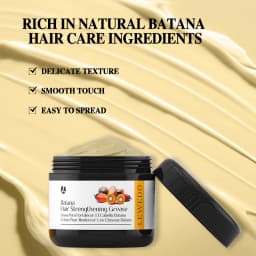 Batana Hair Oil Anti Hair Loss Hair Strengthener Cream Hair Regrowth Deep Moisturizing Nourish Batana Hair Growth Conditioner