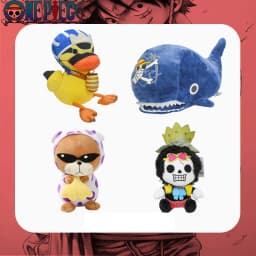 Original one Piece aboon Peluche Dolls Stuffed Figure Tony Chopper Luffy Plush Toy Shark Duck Dolls Stuffed Birthday Gifts