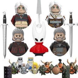 Game The Hollow Knight The Witcher Bricks For Toy Gifts Building Blocks DIY Mini Actiion Figures For Christmas Gifts