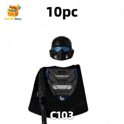 C103 MOC Warriors Heavy Armor Soldiers Game Series mini Character compatible third party Building Blocks Toys Gifts