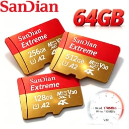 128GB 64GB Micro TF SD High-Speed Top Quality 256GB 512GB SD Card UHS-I U3 V30 2026 New 32GB Memory Card Hot Sale High Speed For