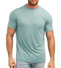100% Merino Wool T-Shirt Men Short Sleeve Merino Shirts Sport Lightweight Base Layer Hiking Tshirt Soft Breathable Undershirt