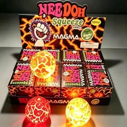 New Product NeeDoh Glitter Magma Ball Crunch Crunch Stress Relief Toy Squeeze Toy Nice Cube Sensory Toy for Adults gifts