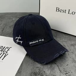 Vintage Washed Baseball Cap For Big Child's Ins Fashion Letter Embroidery Sun Hat for Spring Summer Streetwear Hats for Men
