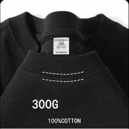 Customized T Shirt DTG Printing 300GSM 100% Cotton Mens T-shirts High Quality Loose Casual Women Tees Personalized Top Workwear