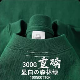 Customized T Shirt DTG Printing 300GSM 100% Cotton Mens T-shirts High Quality Loose Casual Women Tees Personalized Top Workwear