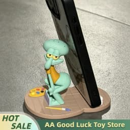 Hot Sale Octopus Phone Holder Stable Cartoon Cute Anime Figure Ornament Funny Cartoon Desktop Stand Home Decor Gift For Fans