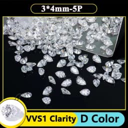 COSFIX 0.1-13ct Rare Pear Cut Moissanite Loose Stone Real D Color VVS1 Lab Grown Super White Certified Pear Moissanite Diamonds
