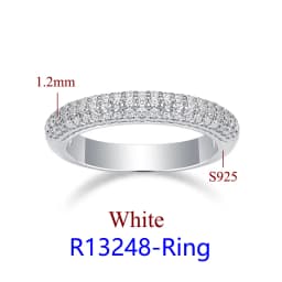 DJMAX Luxury Moissanite Rings for Women Engagement Original 925 Sterling Silver Jewelry Women's Moissanite Diamond Ring New