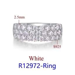 DJMAX Luxury Moissanite Rings for Women Engagement Original 925 Sterling Silver Jewelry Women's Moissanite Diamond Ring New