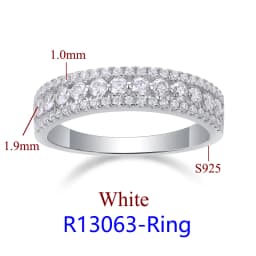 DJMAX Luxury Moissanite Rings for Women Engagement Original 925 Sterling Silver Jewelry Women's Moissanite Diamond Ring New