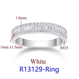 DJMAX Luxury Moissanite Rings for Women Engagement Original 925 Sterling Silver Jewelry Women's Moissanite Diamond Ring New