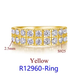 DJMAX Luxury Moissanite Rings for Women Engagement Original 925 Sterling Silver Jewelry Women's Moissanite Diamond Ring New
