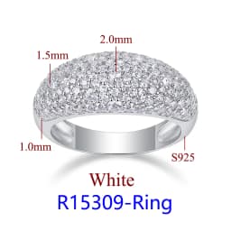 DJMAX Luxury Moissanite Rings for Women Engagement Original 925 Sterling Silver Jewelry Women's Moissanite Diamond Ring New