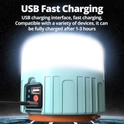 LED Camping Light Rechargeable Waterproof Portable Outdoor Hiking Emergency Lights Bright Tent Lamp Lantern Flashlight Camping