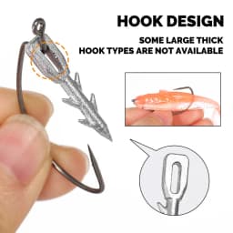 ZUKIBO 10PCS Worm Lure Weight Insert Fishing Sinkers 0.6/0.9/1.3/1.8/2.2/2.6g Nail Sinker Used Carp Fishing Accessories