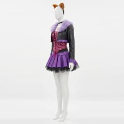 Clawdeen Wolf Cosplay Costumes Anime Monster School Role Play Uniform Halloween Carnival Party Dress For Women
