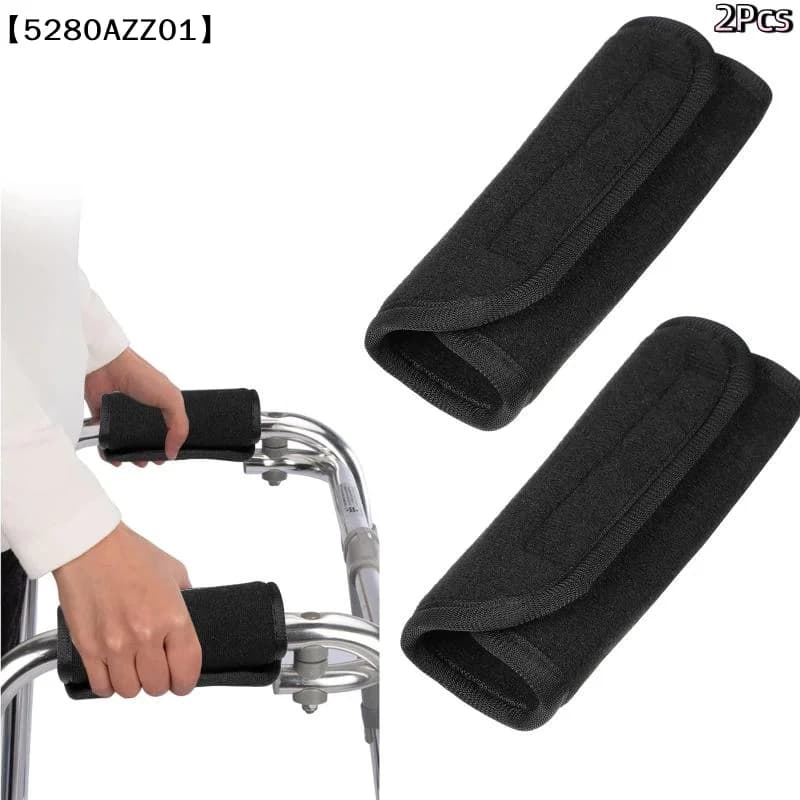 1 Pair Walking Aid Handle Gloves Support Wheelchair Handle Gloves Breathable Elderly Walker Grips Cushioned Covers Armrest Pad