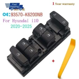 93570-K6200NB For Hyundai I10 2020-2025 Front Left Electric Power Window Switch lifter Control regulator Button Parts 18Pins