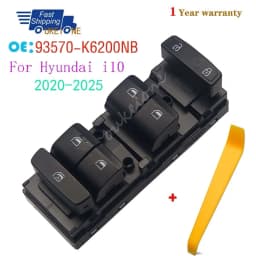 93570-K6200NB For Hyundai I10 2020-2025 Front Left Electric Power Window Switch lifter Control regulator Button Parts 18Pins