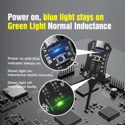 W01 Type-C Inductance Tester Motherboard Coil Tester Inductance Detector Tool for Mobile Phone Component Fault DIY Tester