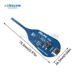 XA5 Inductance Tester Type-C Power for PC Repair Electromagnetic Induction Quick Fault Check Coil Tester Inductor Detector Tools