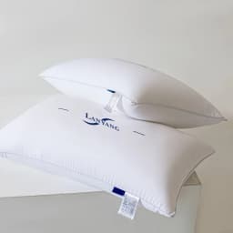 LANYANG1pc Luxury White Rebound High Pillow Core, 5Star Hotel Grade Pillow, High-Quality Sleep Aid High Pillow for Home Bedrooms