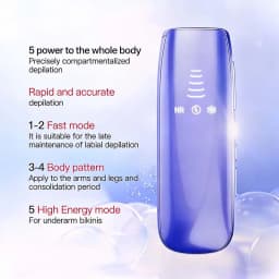 Hot Selling Home Use Upgraded Painless Hair Remover Machine Rapid Ice Cooling Throughout Hair Removal Device