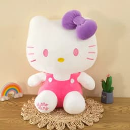HOTStock Sanrio Kitty 25Cm Anime Kuromid Toys Kawaii Mymelody Cinnamorol Plush Soft Stuffed Animals Doll Plushie Pillow Xmas