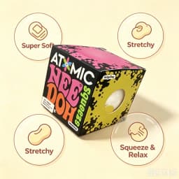 New Products: NeeDoh Snowball Toys, Pressure-Resistant Toys, Grasping Toys, Lovely Adult Sensory Cubes, and Various Gifts.