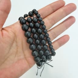 Genuine Semi-precious Natural Shungite Stone Round Loose Beads 6 8 10 MM Pick Size Jewelry Making