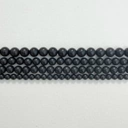 Genuine Semi-precious Natural Shungite Stone Round Loose Beads 6 8 10 MM Pick Size Jewelry Making