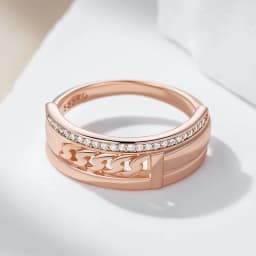 Kinel Hot Unusual 585 Rose Gold Color Rings for Women Fashion Shiny Natural Zircon Accessories Minimalist Daily Fine Jewelry