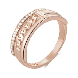 Kinel Hot Unusual 585 Rose Gold Color Rings for Women Fashion Shiny Natural Zircon Accessories Minimalist Daily Fine Jewelry