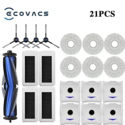 Ecovacs Debot N30 Omni / N30 Pro Omni Robot Vacuum Replacement Part Accessory Main Side Brush Hepa Filter Mop Dust Bag