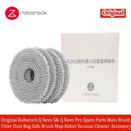 Original Roborock Q Revo S & Q Revo Pro Spare Parts Main Brush Filter Dust Bag Side Brush Mop Robot Vacuum Cleaner Accessory