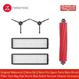 Original Roborock Q Revo S & Q Revo Pro Spare Parts Main Brush Filter Dust Bag Side Brush Mop Robot Vacuum Cleaner Accessory