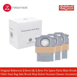 Original Roborock Q Revo S & Q Revo Pro Spare Parts Main Brush Filter Dust Bag Side Brush Mop Robot Vacuum Cleaner Accessory