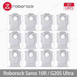 Roborock Saros 10R / G20S Ultra Robot Vacuum Cleaner Accessories Main Side Brush Mop Cloth Hepa Filter Dust Bag Spare Parts