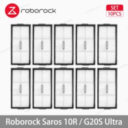 Roborock Saros 10R / G20S Ultra Robot Vacuum Cleaner Accessories Main Side Brush Mop Cloth Hepa Filter Dust Bag Spare Parts